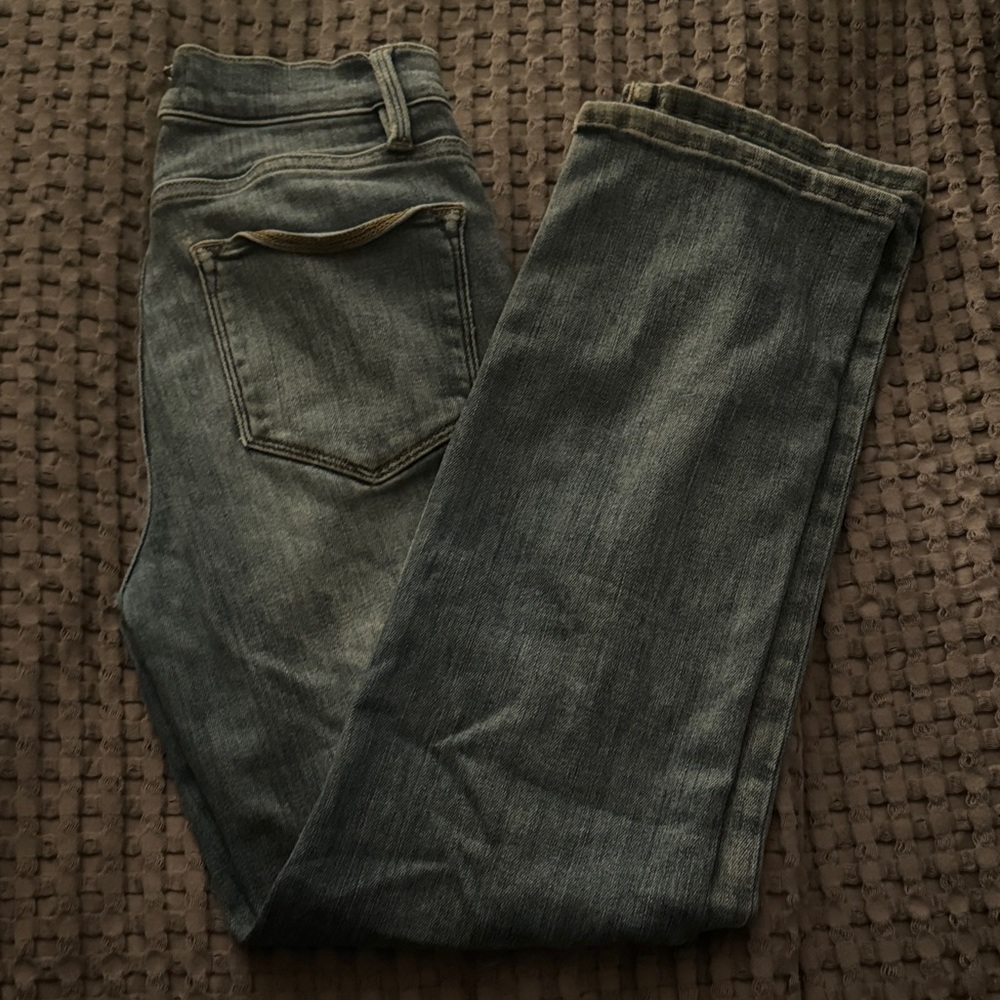 Frame Denim Women's Straight Jeans in Dark Gray
